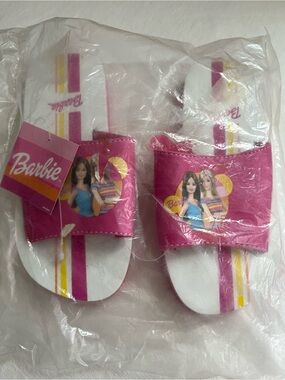Y2K Deadstock Barbie Kids Pink Slide Sandals